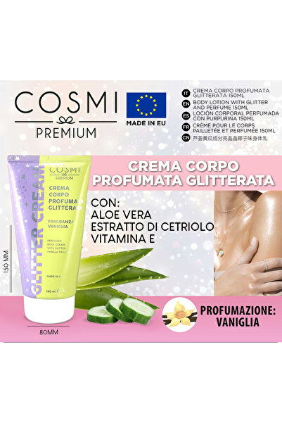 Cosmi Crema de corp stralucitoare cu aloe vera