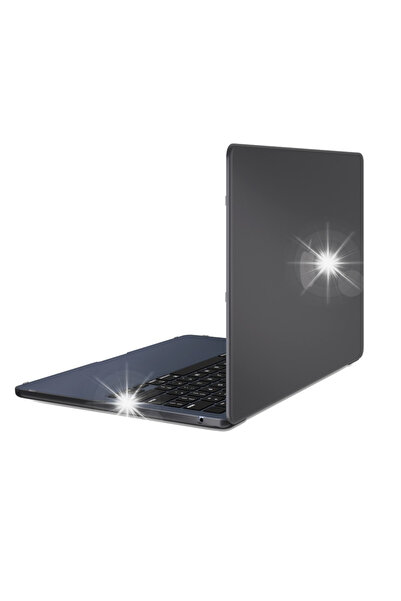 NEXT ONE Husă SafeGuard pentru MacBook Air 13 " M2 / M3 / M4 / M5 negru fumuriu