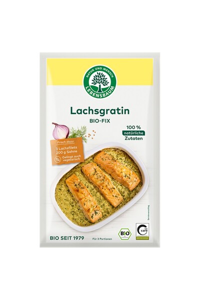Lebensbaum Condiment pentru gratin de somon bio, 20g
