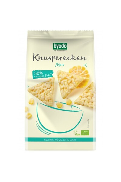 Byodo Mini Crackers de porumb, fără gluten, bio, 90g
