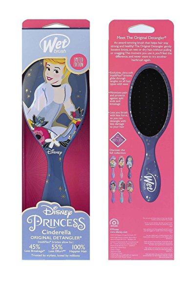 Wet Brush Perie de păr originală pentru descurcarea părului Prințesa Disney C...