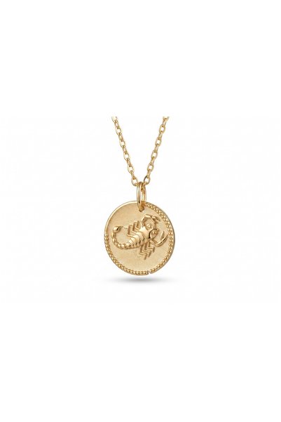 ED Fine Jewelry Akrep Burcu Gümüş Burç Kolye Zodyak Burç Kolyesi 12 Burç Seçe...