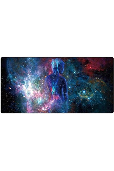 GENERAL XXL Professional Large Mouse Pad & Computer Game Mouse Mat (90x40 Black)