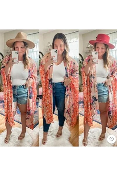Moss Rose Women's Beach Cover up Swimsuit Kimono Cardigan with Bohemian Flora...