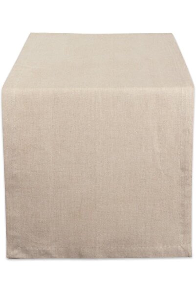 DII CAMZ38723 Solid Chambray, Table Runner 14x72, Chambray Gray