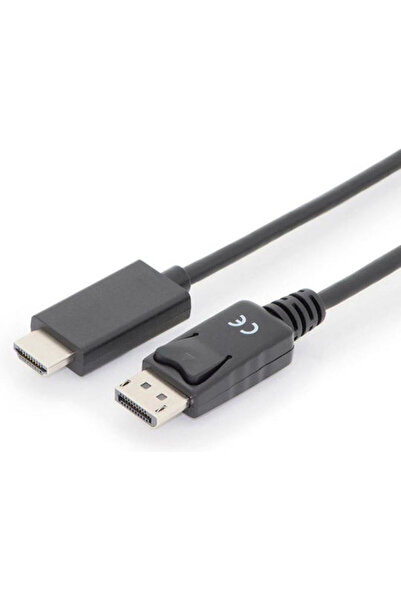 Digitus Καλώδιο DisplayPort αρσενικό - HDMI αρσενικό 1μ Μαύρο (AK-340303-010-S)