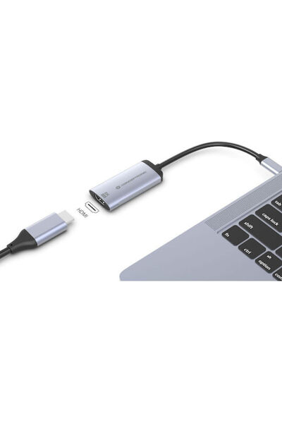 CONCEPTRONIC Μετατροπέας USB-C αρσενικό σε HDMI θηλυκό Γκρι 1 τεμάχιο ABBY23G