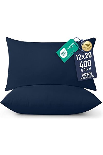 Utopia Bedding Throw Pillows Insert (Pack of 2, White) - 12 x 12 Inches Bed a...
