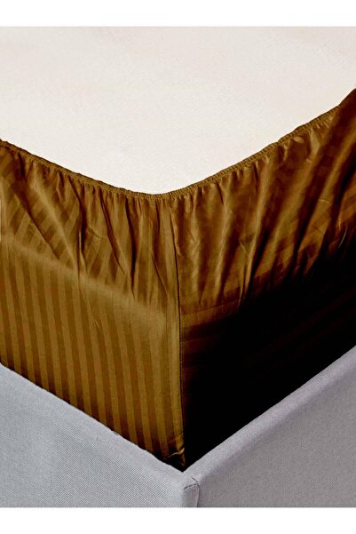 MAXQON ® Deep Fitted Bed Sheet with Pillow Covers, Color Brown