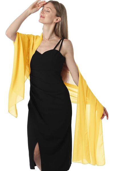 GENERAL womens Chiffon-shawl001 Classic
