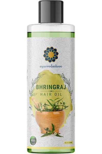 AYURVEDASHREE Amla Oil for Hair Growth with Bhringraj, Brahmi, Tulsi, Almond,...