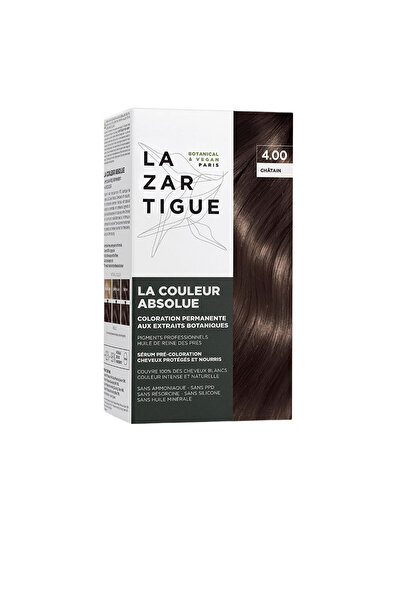 Lazartigue La Couleur Absolue Ammoniakfreie Permanente Haarfarbe # 4,00 1 Ein...