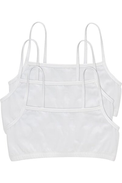 HANES womens Cotton String Bralette, 3-pack Bra