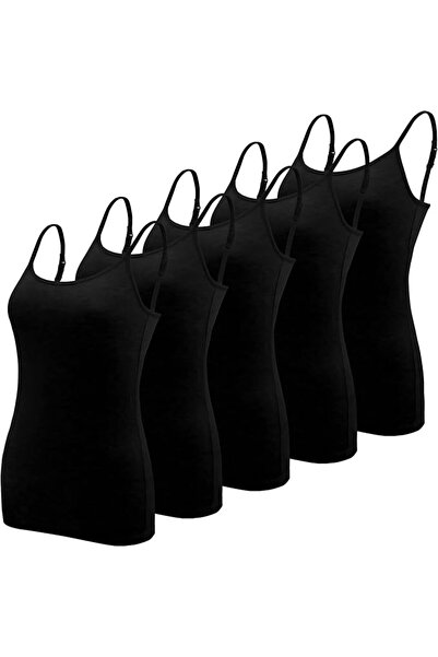 BQTQ 5 Pcs Women's Camisole Vest Tops Spaghetti Strap Undershirts Camisoles |...