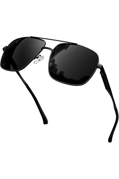 KANASTAL Metal Frame Sunglasses Military Style UV400 Polarized Sunglasses | D...