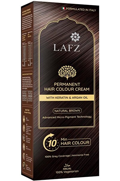 LAFZ 10 min Halal hair color, 100% Grey Coverage, No Ammonia & Water Permeabl...