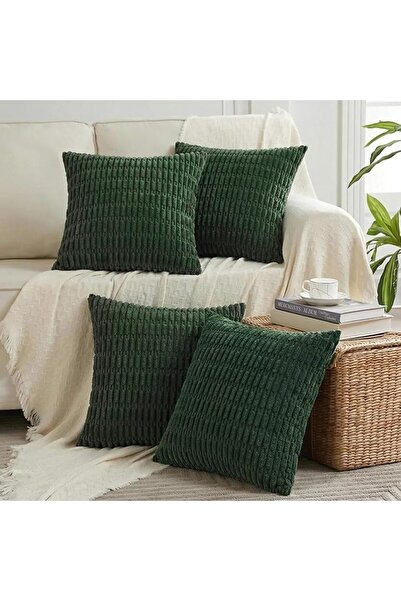 Fancy Homi 4 Packs Boho Black Decorative Throw Pillow Covers 18x18 Inch for L...