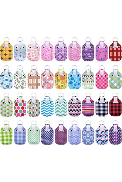 Duufin 72 Pieces Hand Sanitizer Holders Empty Travel Bottles Set Clear Refill...