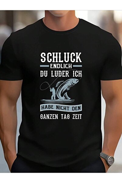 4Car تي شيرت رجالي مضحك بتصميم "Schluck Endlich Du Luder Ich Habe Nicht Den" ...