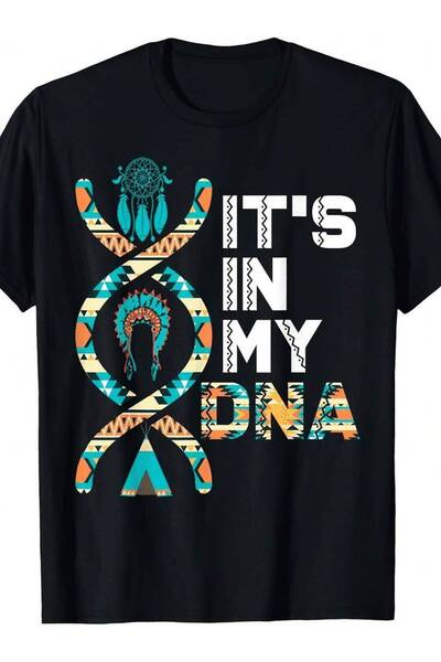 25W It's In My Heritage T-Shirt Men Women - Indigenous People's Day 220gsm Pu...