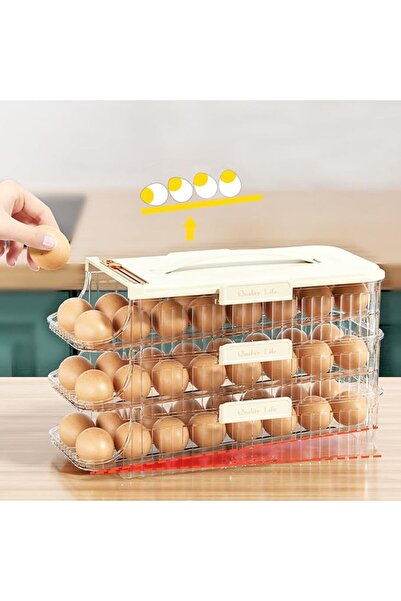 VAODO 12 Pieces Fridge Organizer Bins, 4 Large & 4 Middle & 4 Small Container...