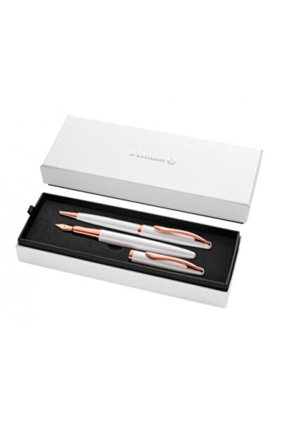 MC Micostore Jazz Noble pen+pencil+elegant box Pearl White kit