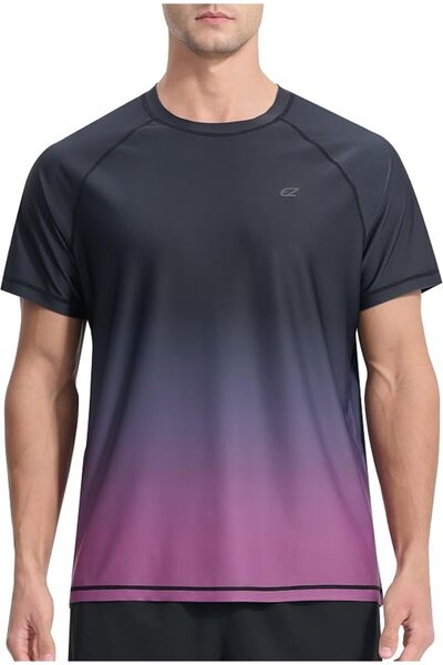 GENERAL Men's Rash Guard Swim Shirts Summer UPF 50+ UV Sun Protection Quick D...