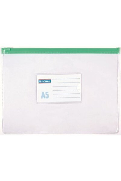 MC Micostore Mapa din plastic DONAU Zip Bag cu fermoar A5 (240 x 180 mm) Tran...