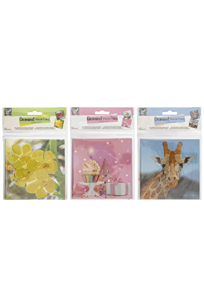MC Micostore Pictura cu diamante felicitare 2buc/set 13x13 cm Grafix 9