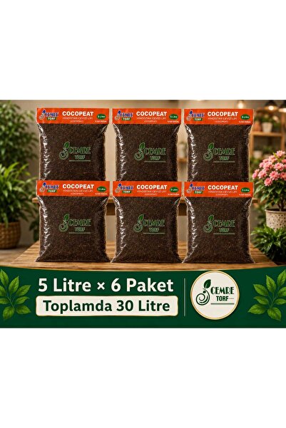 COCOPEAT HİNDİSTAN CEVİZİ TORFU 30 LİTRE