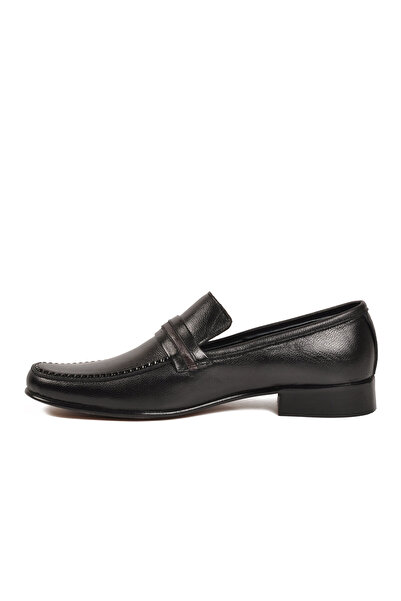 Marco Branchini Black Genuine Leather Leather Sole Men's Classic Shoes 548113 m