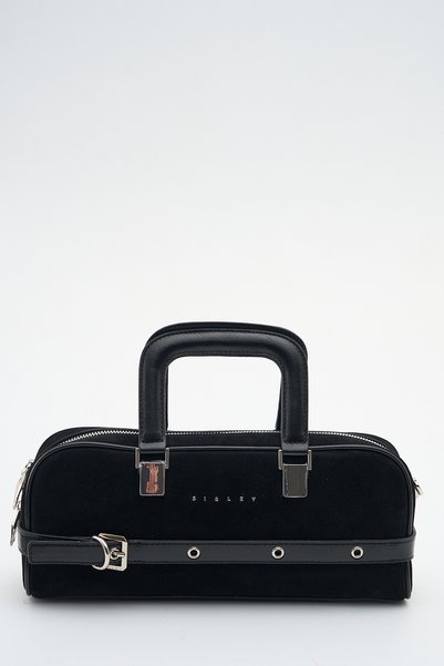 Sisley حقيبة كتف نسائية سوداء SLY535