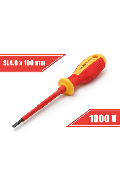Alista Home Șurubelniță dreaptă SL4.0, izolată 1000V, tijă de 100 mm, vârf ma...