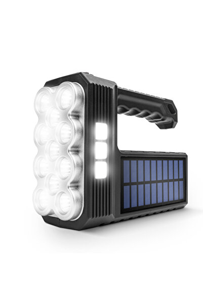 Alista Home Lanternă solară LED 1000lm, COB+XPE, reîncărcabilă prin USB, IP55...