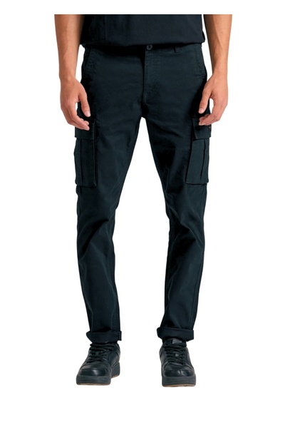 Funky Buddha Παντελόνι Cargo FBM012-002-02 – Black - 40