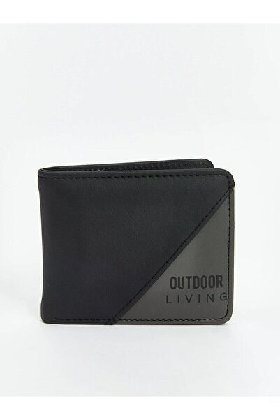 LC Waikiki Lcw Accessories Black Leather Look Men's Wallet
