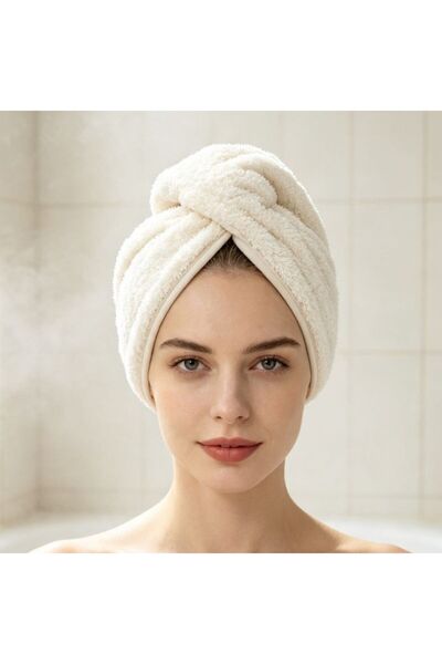 idei Prosop cap moale din microfibra coral flausat baie turban uscat păr lung...