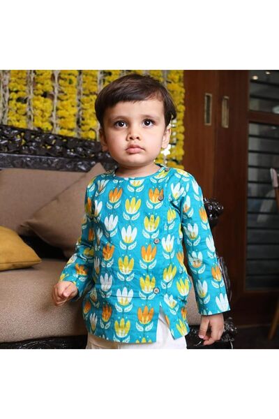 Polka Tots unisex-baby Festive Angrakha-1299_1 Angrakha Full Sleeve (pack of 2)