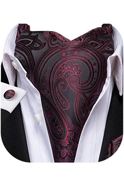 Dubulle Cravat Ties for Men with Pocket Square and Cufflinks Ascot and Handke...
