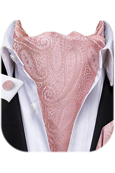 Dubulle Cravat Ties for Men with Pocket Square and Cufflinks Ascot and Handke...