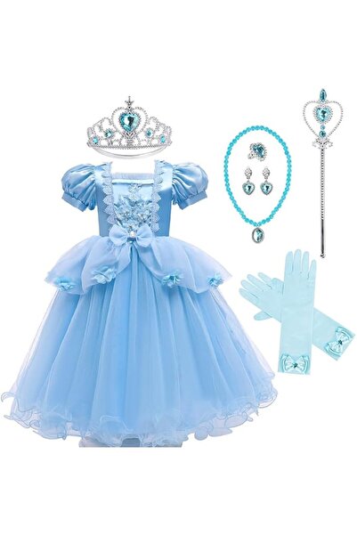 Generic Dress Girls Party Cosplay Girl Clothing Long Princess Costume Birthda...