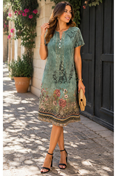 Kokosh moda Κομψότητα για όλη την ημέρα - Γυναικείο φόρεμα από μονό ζέρσεϊ με...