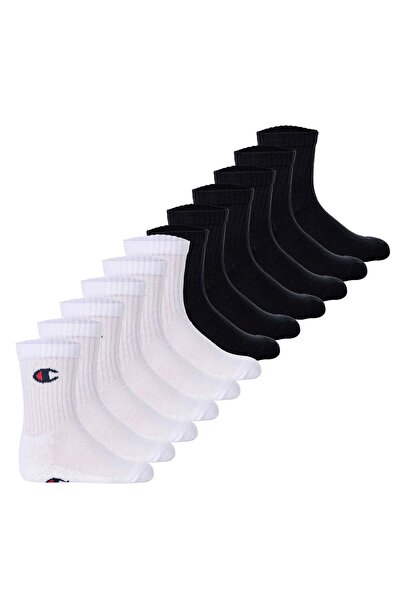 Champion Kinder Socken, 12er Pack - Crew Socken, einfarbig
