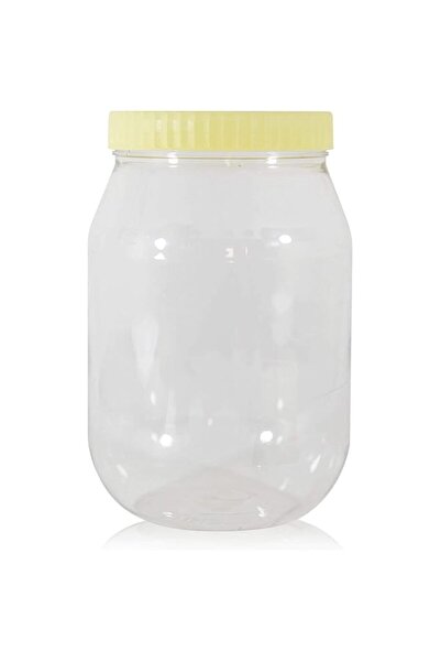 Generic Alsaqer Round SpiceJar/Pet Jar/Plastic Food Storage Jar 4000 ml Capacity
