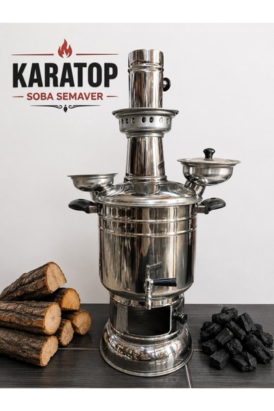 SEMAVER Saygılı 6 litre su haznesi çift demlikli üst kapağı sabit krom üründür