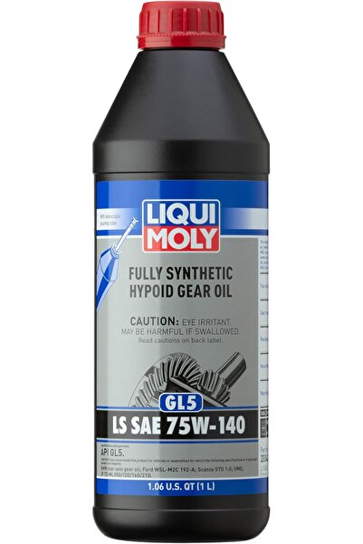 Liqui Moly Fully Synthetic Hypoid Gear Oil GL5 LS 75W-140 1L Limited Slip Dif...