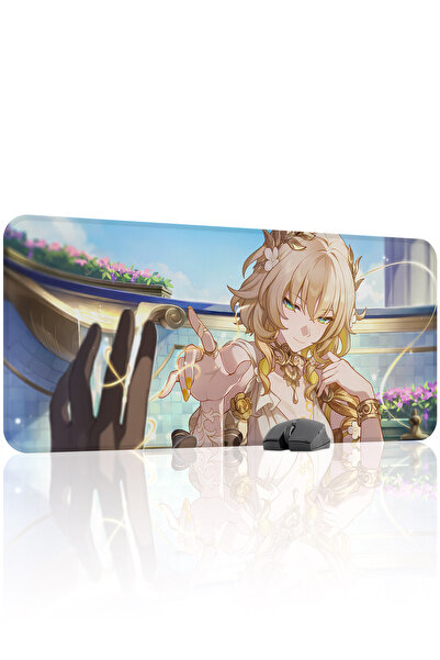 mousepad bastir Aglaea Honkai: Star Rail Anime V5 - 90x40 Gaming Mouse Pad Αν...