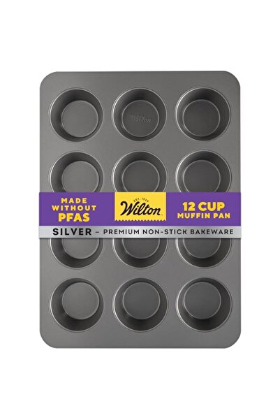 Generic Silver Non Stick 12 Cup Muffin Pan, Cupcake and Muffin Tin for Baking...