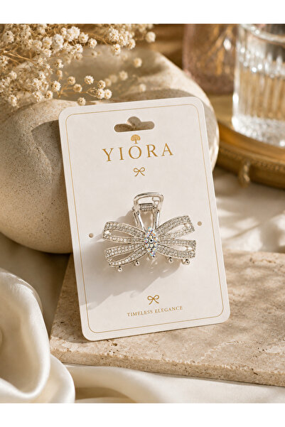 yiora Imported Series Bow Metal Body Stone-Encrusted Latch Buckle 4.5 cm