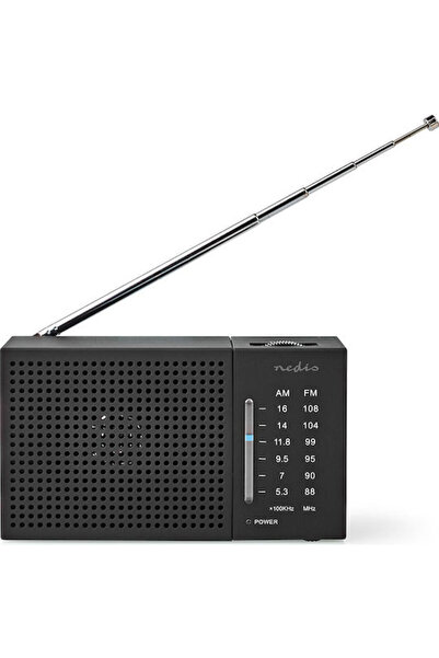 Nedis RDFM1200BK Μίνι Ραδιόφωνο Μπαταρίας Μαύρο